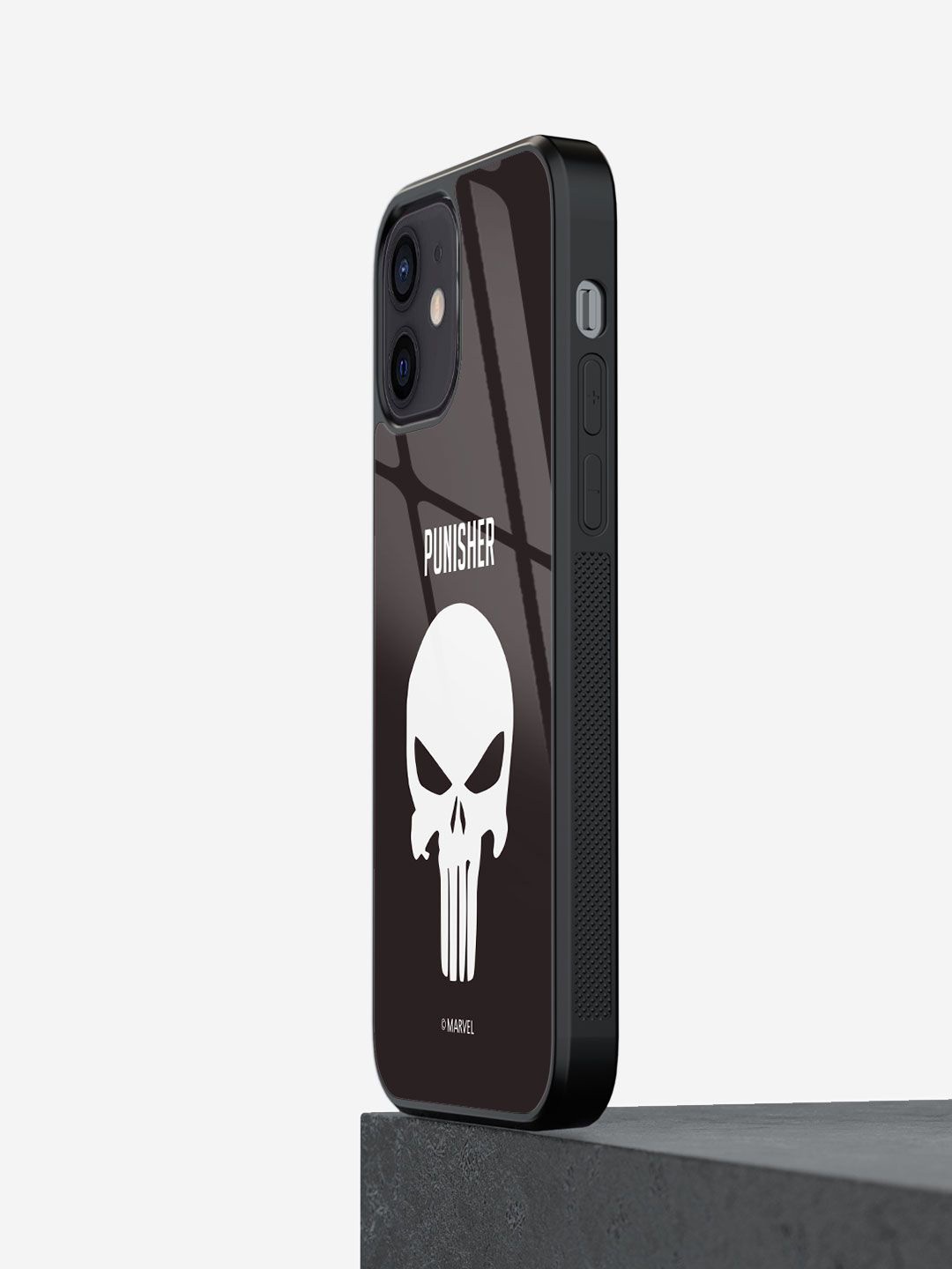

macmerise Cartoon Characters Printed iPhone 12 Back Case Mobile Accessories, Black
