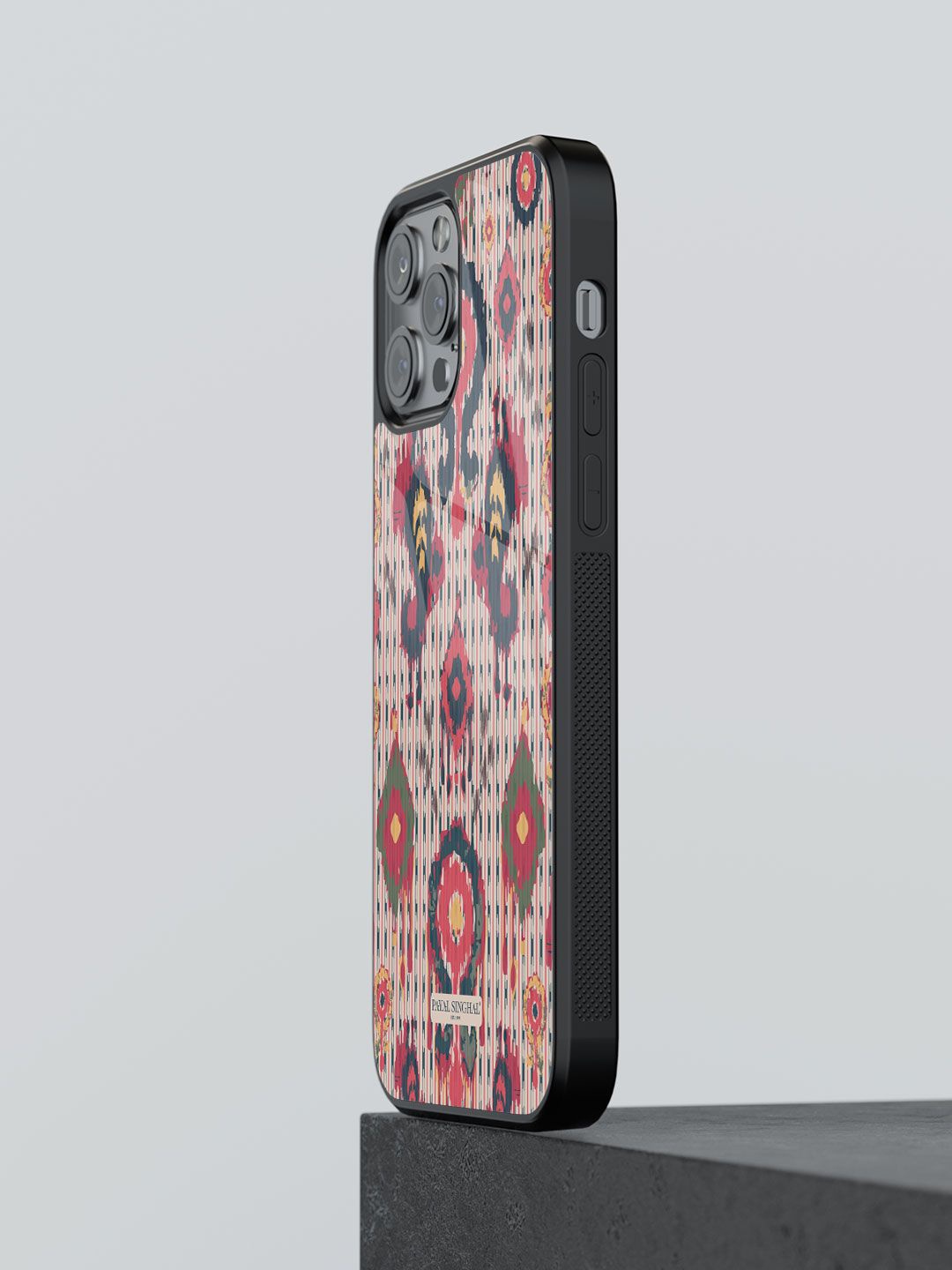 

macmerise Abstract Printed iPhone 12 Pro Back Case Mobile Accessories, Beige