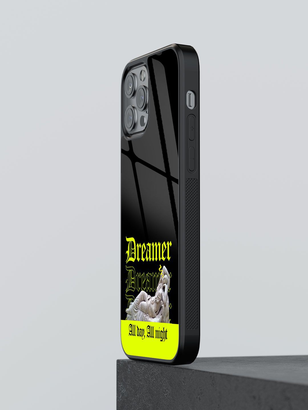 

macmerise Typography Printed iPhone 12 Pro Back Case Mobile Accessories, Black