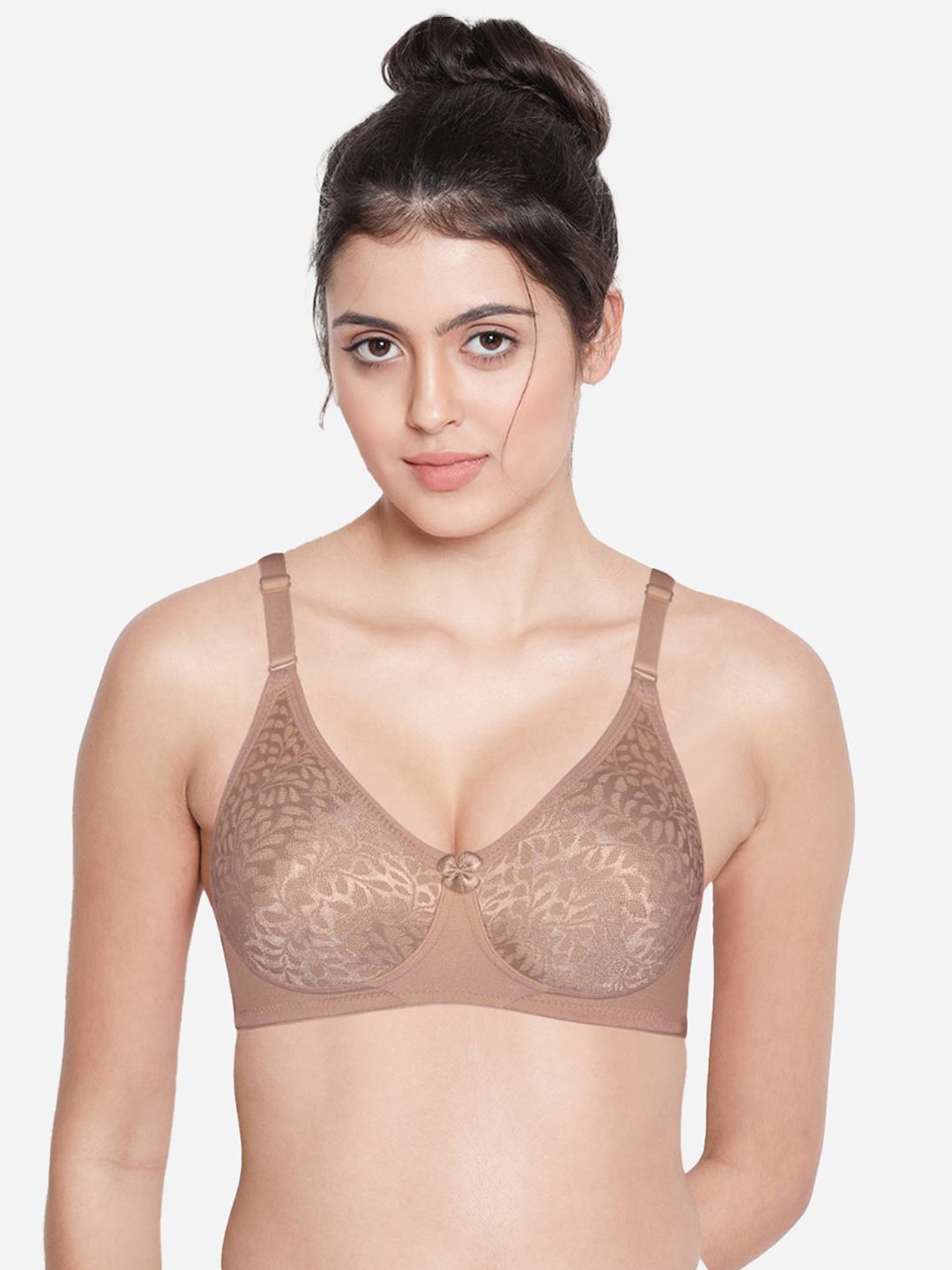 

Susie Bra Medium Coverage Non Padded Everyday Bra, Beige