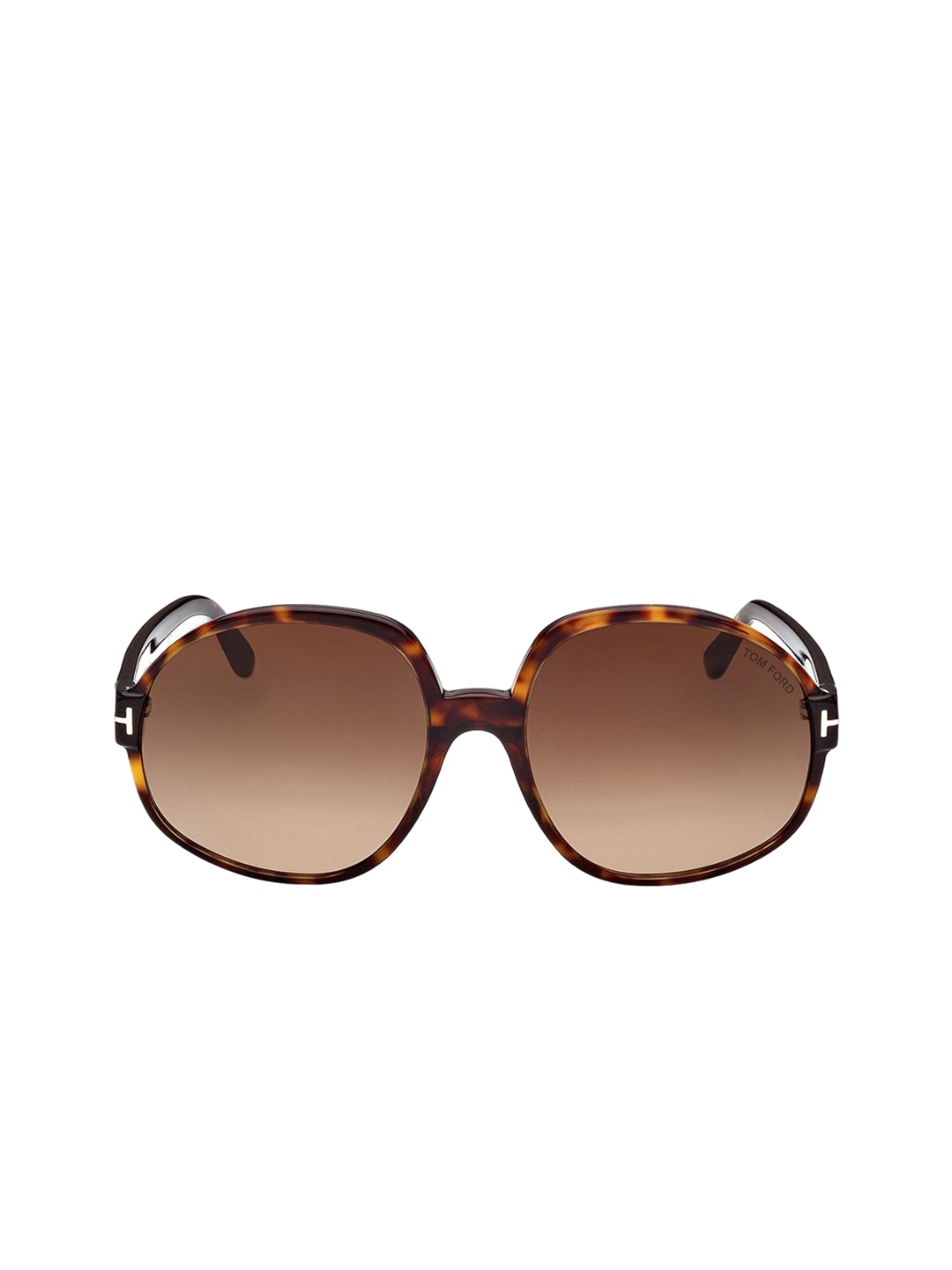 

Tom Ford Women Round Sunglasses with UV Protected Lens FT0991 61 52F, Brown