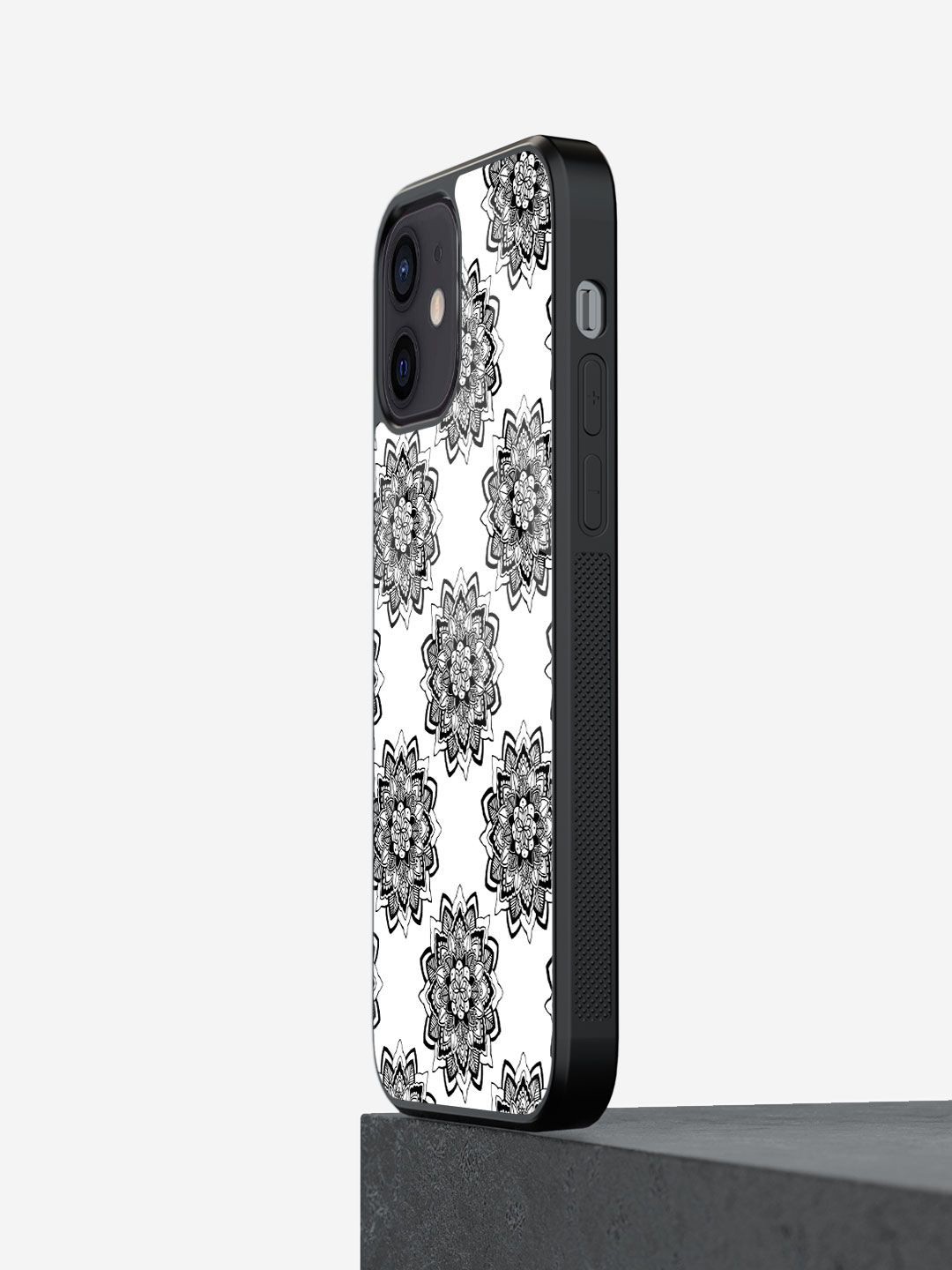 

macmerise Abstract Printed iPhone 12 Mini Back Case Mobile Accessories, White