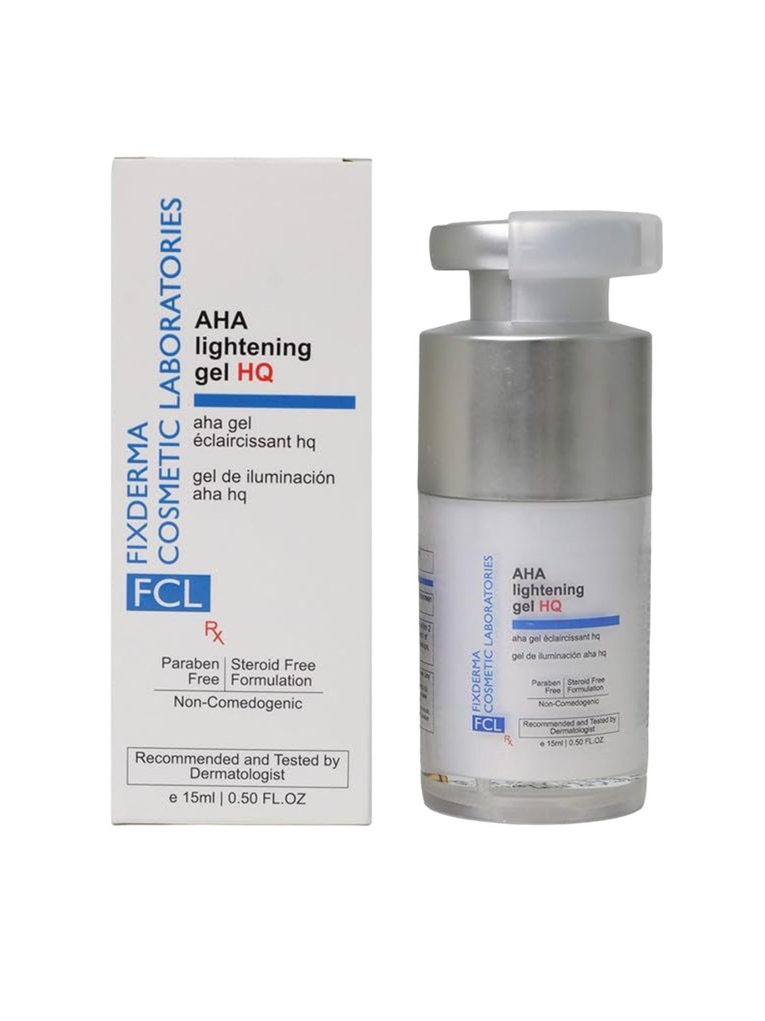 

FIXDERMA COSMETIC LABORATORIES AHA Lightening Gel For Dark Spots - 15ml, White