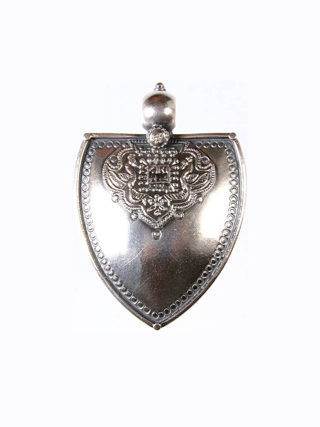 

Exotic India Sterling Silver Medieval Emblem Pendant