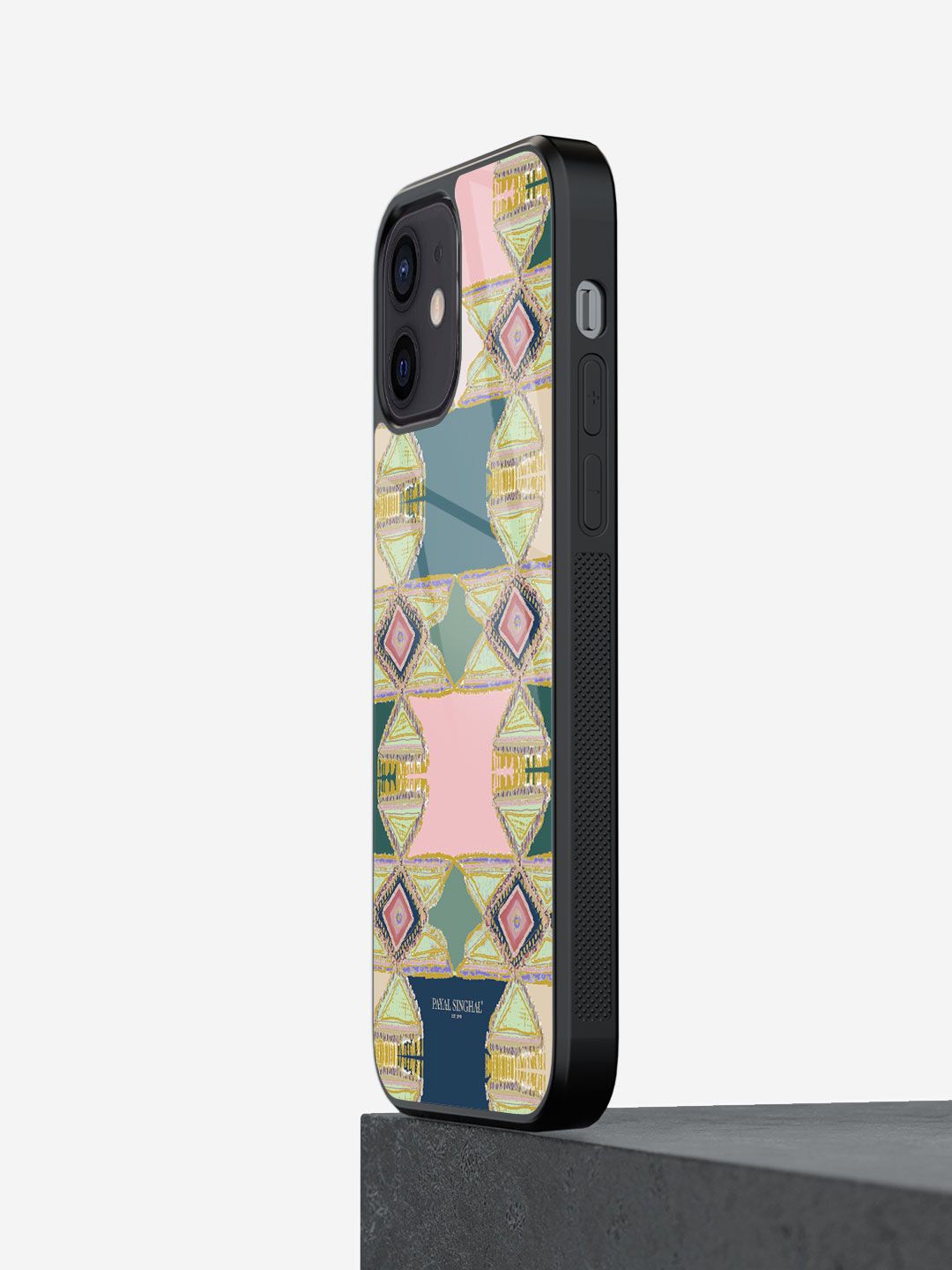 

macmerise Quirky Printed iPhone 12 Mini Back Case Mobile Accessories, Pink