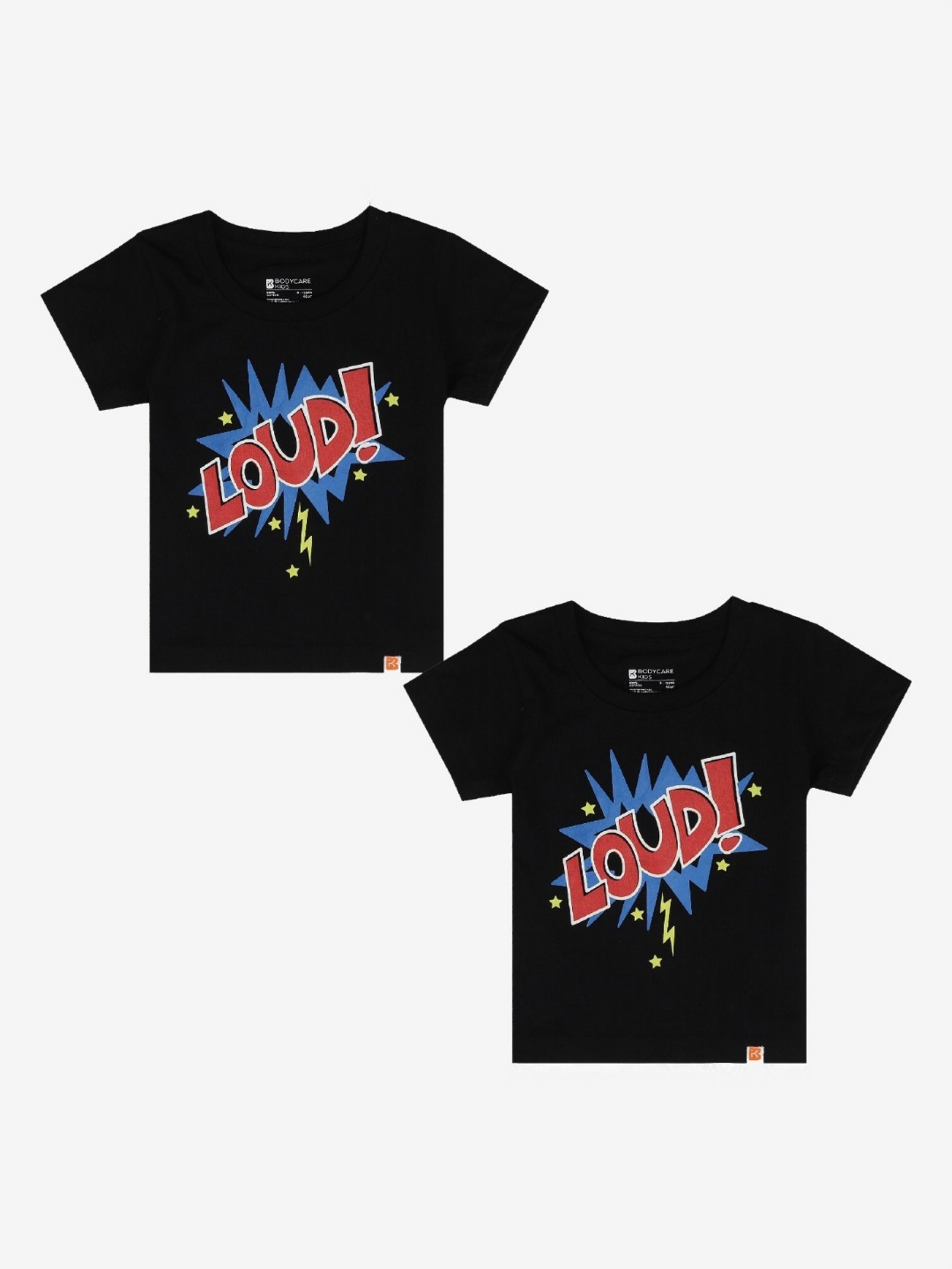 

Bodycare Boys 2 Printed Applique T-shirt, Black