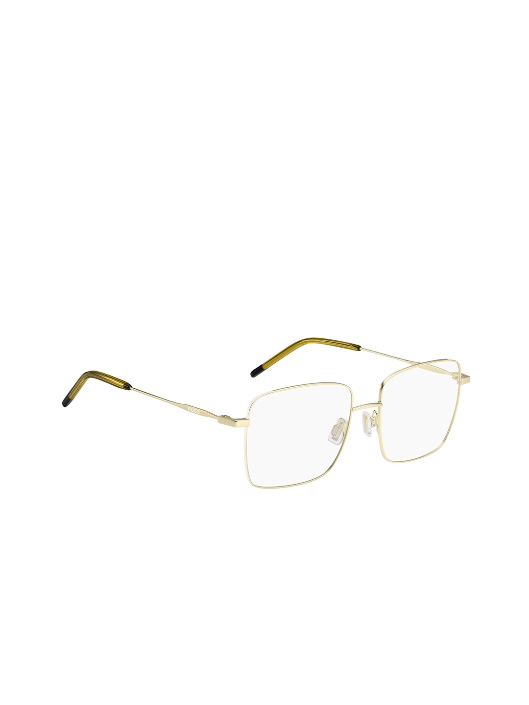 

HUGO Women Rimless Square Frames, Gold