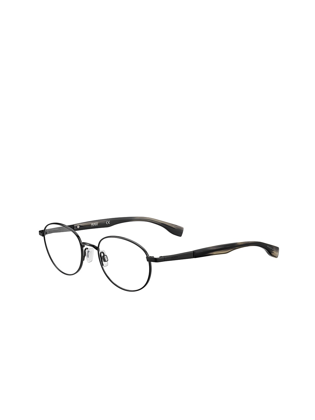 

HUGO Men Rimless Round Frames, Black