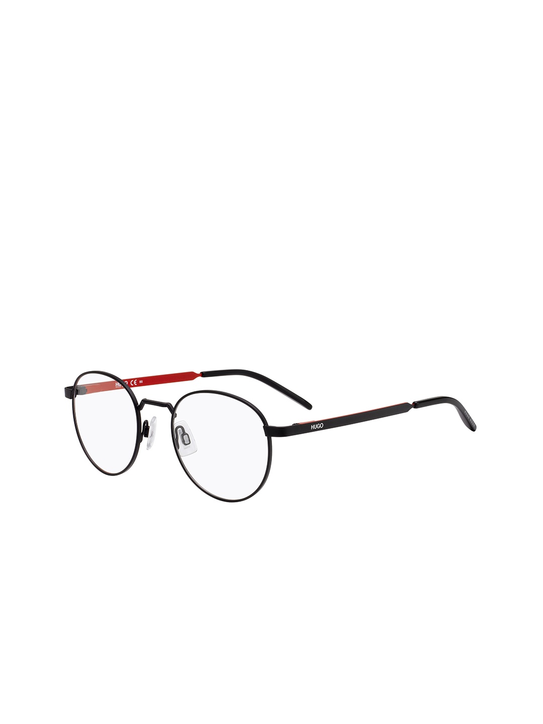 

HUGO Men Rimless Round Frames, Black