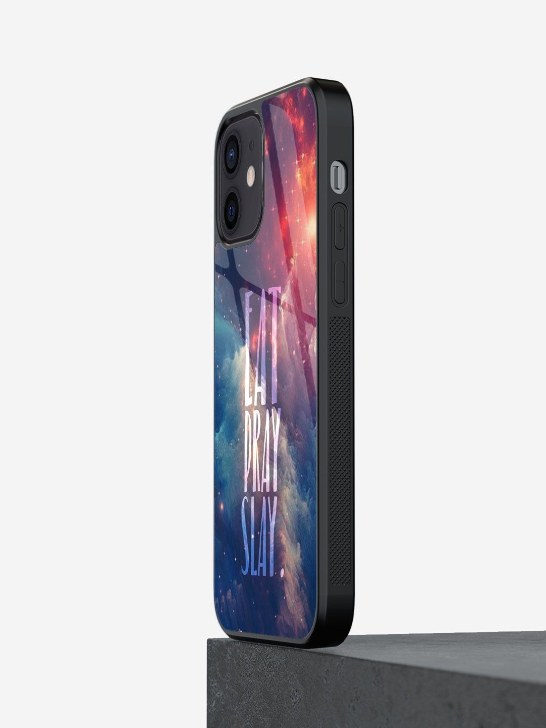 

macmerise Typography Printed iPhone 12 Back Case Mobile Accessories, Blue