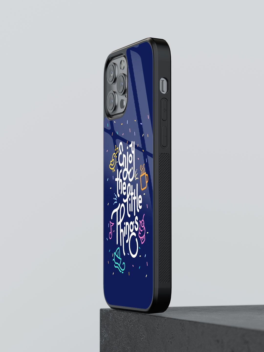 

macmerise Typography Printed iPhone 12 Pro Back Case Mobile Accessories, Blue