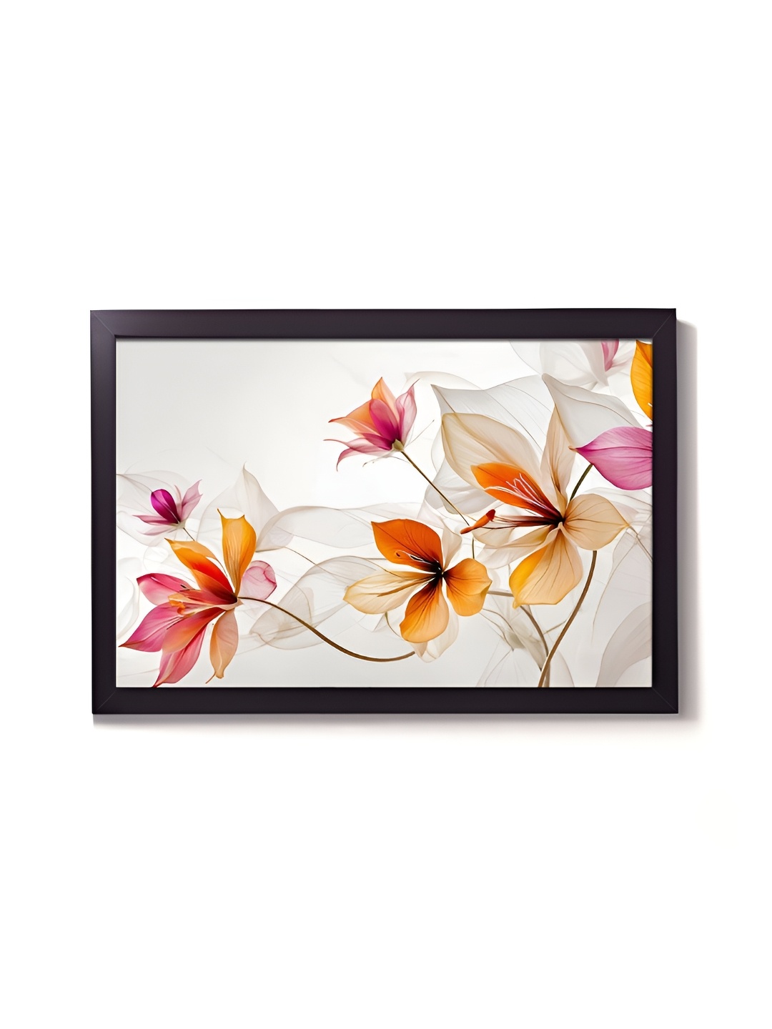 

RANDOM White & Orange Floral Wall Art