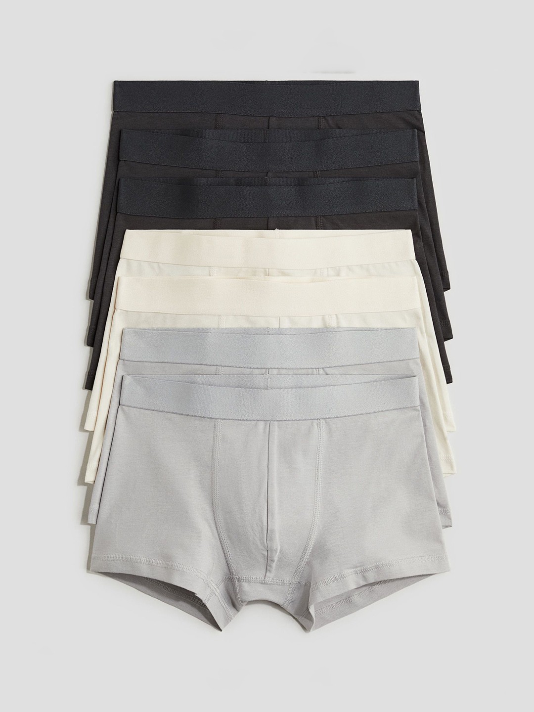 

H&M Boys ack Of 7 Trunks, Beige