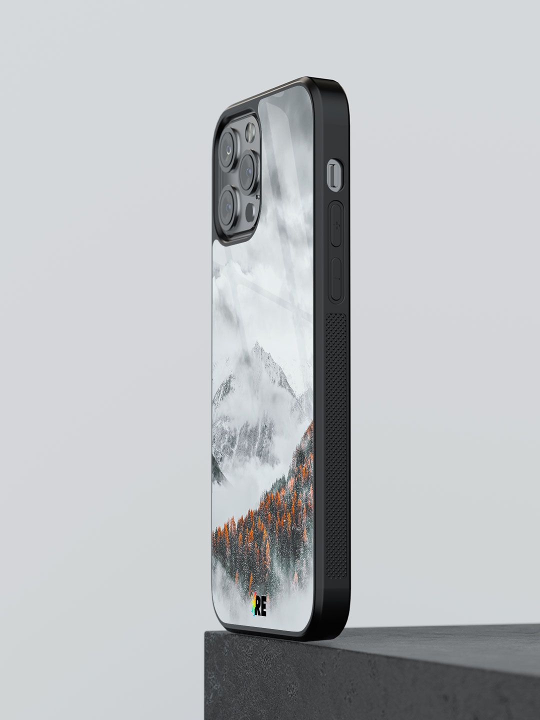 

macmerise Abstract Printed iPhone 12 Pro Back Case Mobile Accessories, White