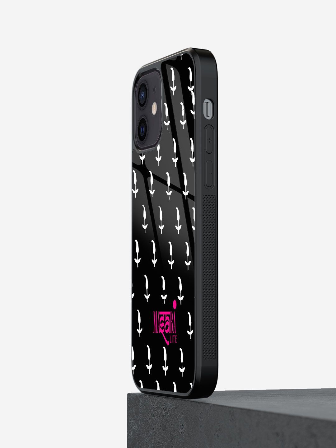 

macmerise Typography Printed iPhone 12 Back Case Mobile Accessories, Black