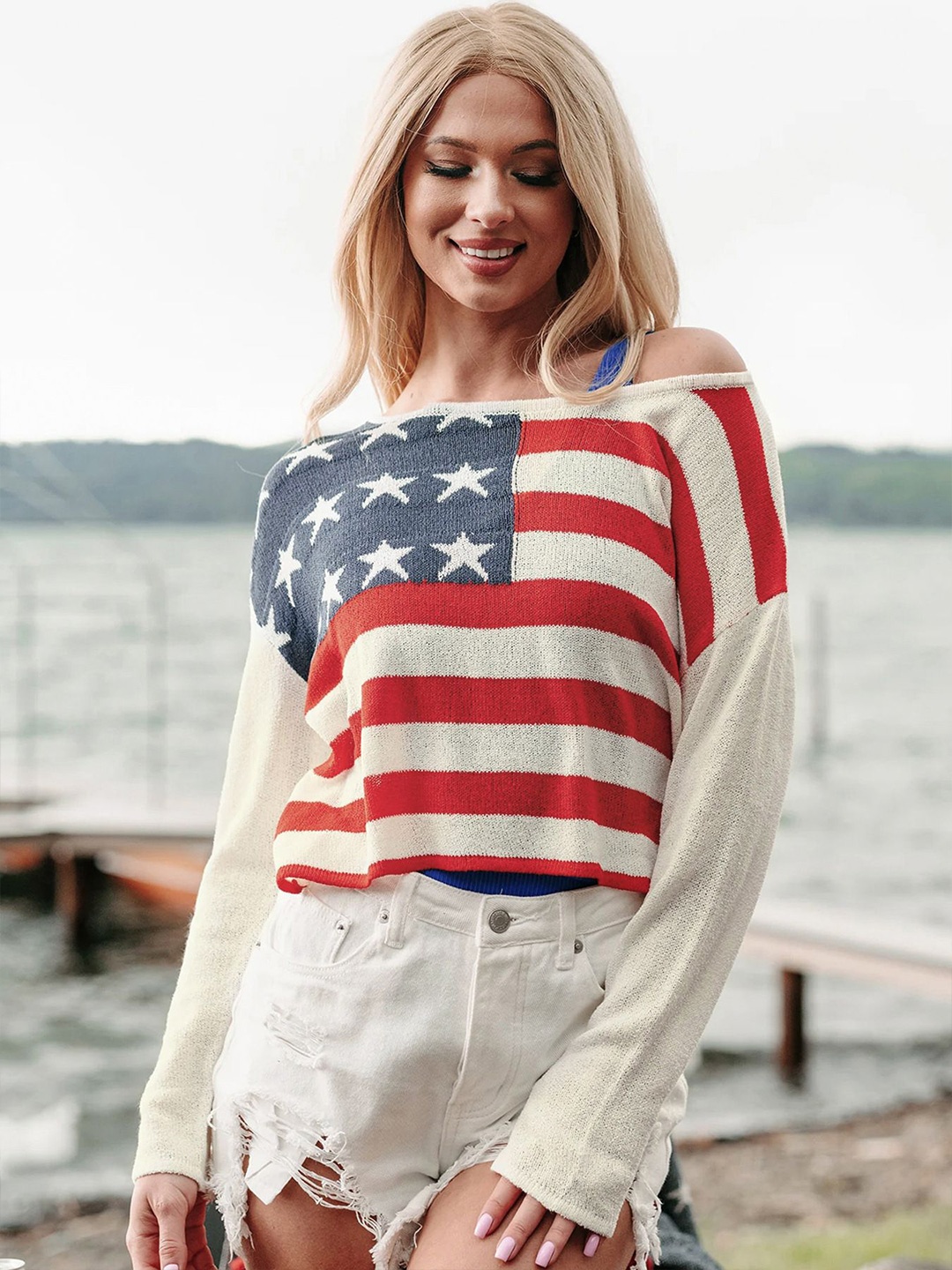 

StyleCast Striped Top, Multi