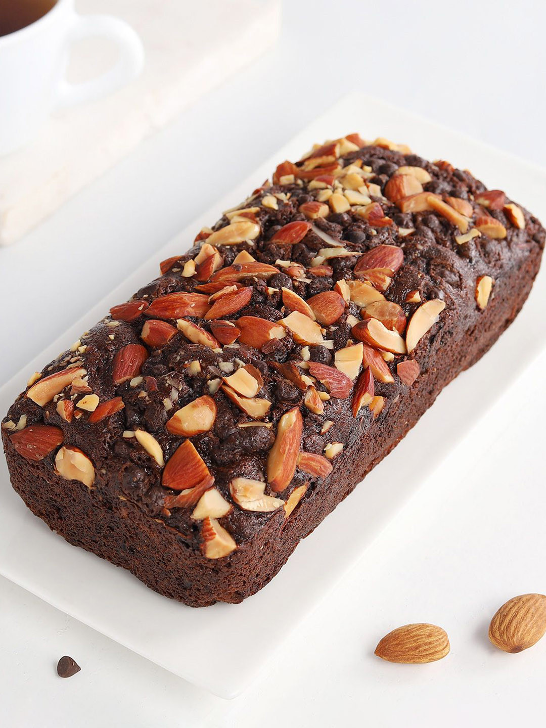 

IGP Choco Almond Flavour Eggless Cake- 250g, Brown