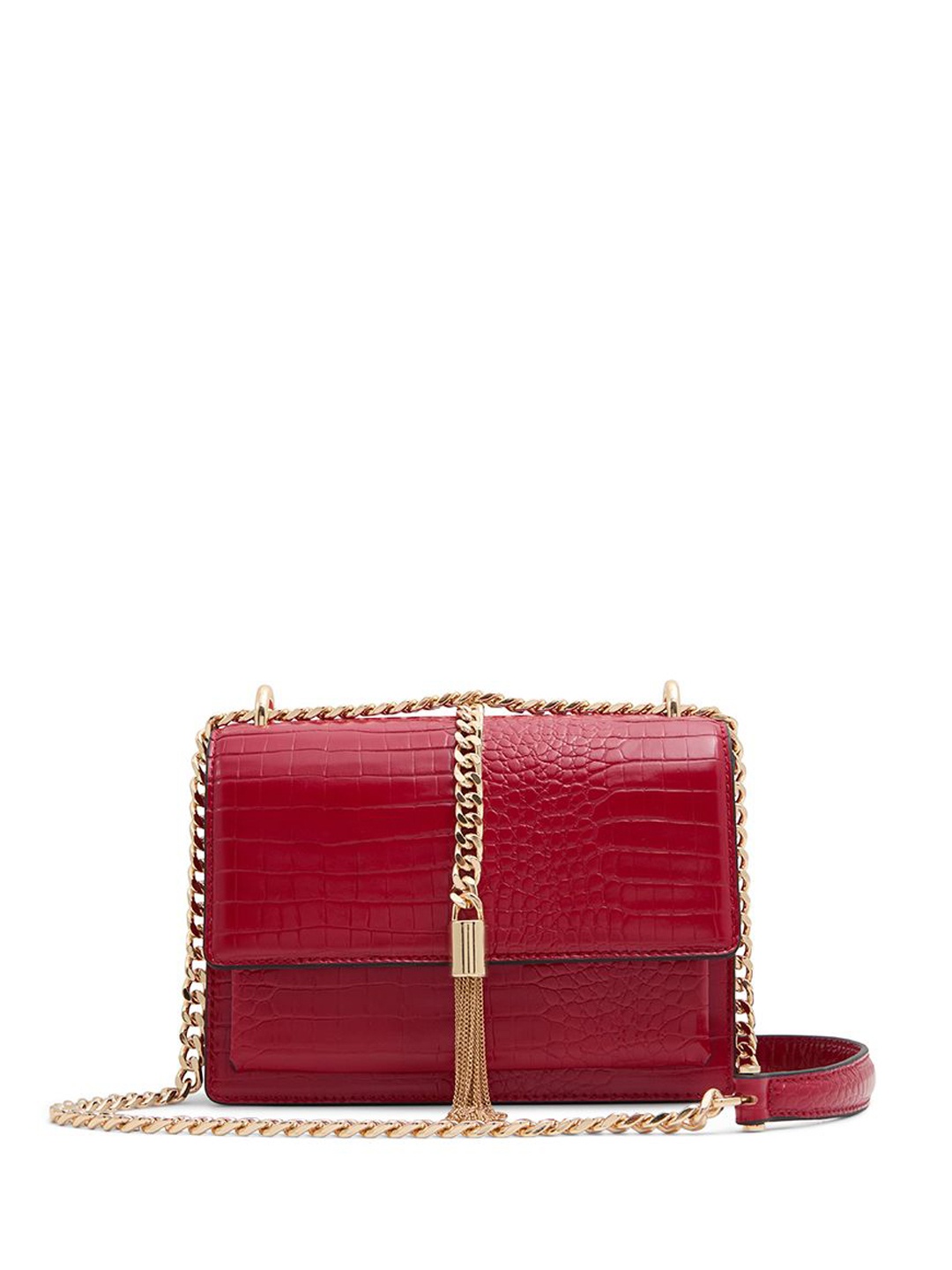 

ALDO Structured Sling Bag, Red
