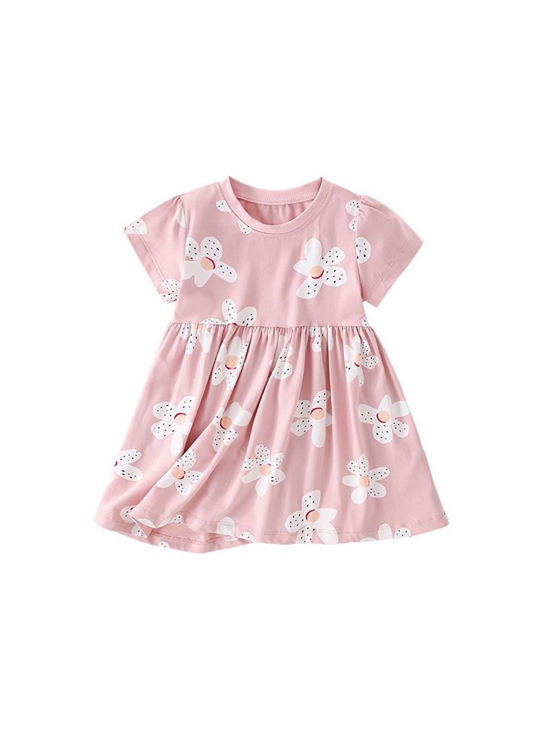 

StyleCast x Revolte Girls Floral Print Fit & Flare Dress, Pink