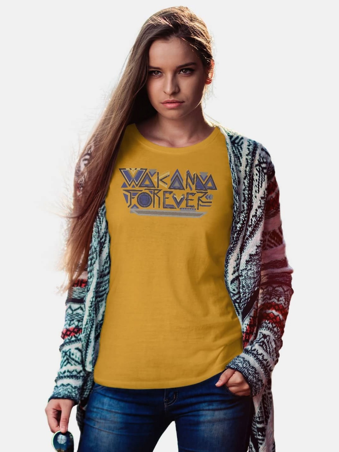 

macmerise Women Typography Printed Cut Outs T-shirt, Yellow