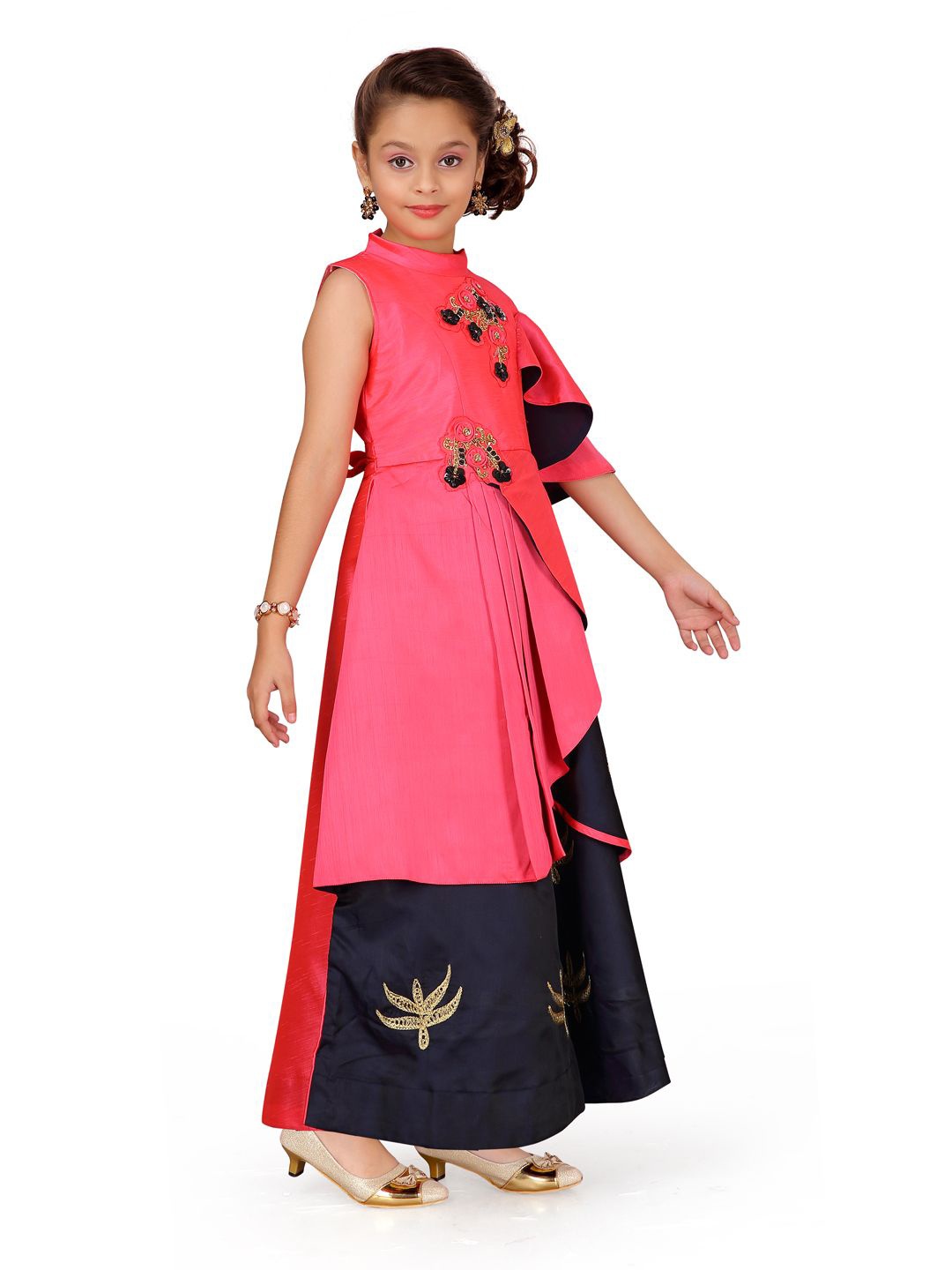 

BAESD Girls Maxi Gown Dress, Red