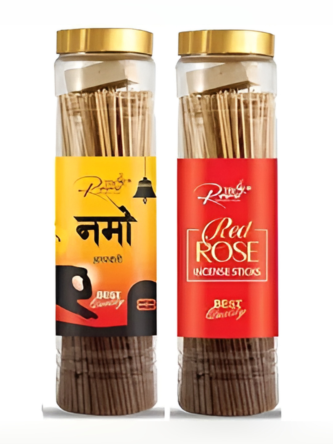 

THE RUPAWAT Perfumery House Brown 2 Pieces Wooden Incense Sticks 200 gm Each