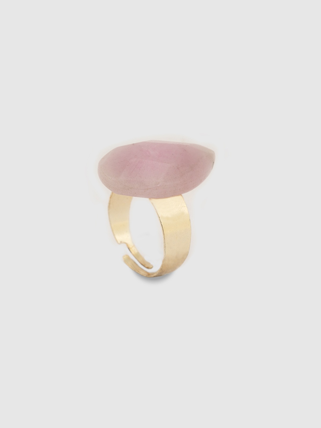 

D'oro Gold-Plated Stone-Studded Ring