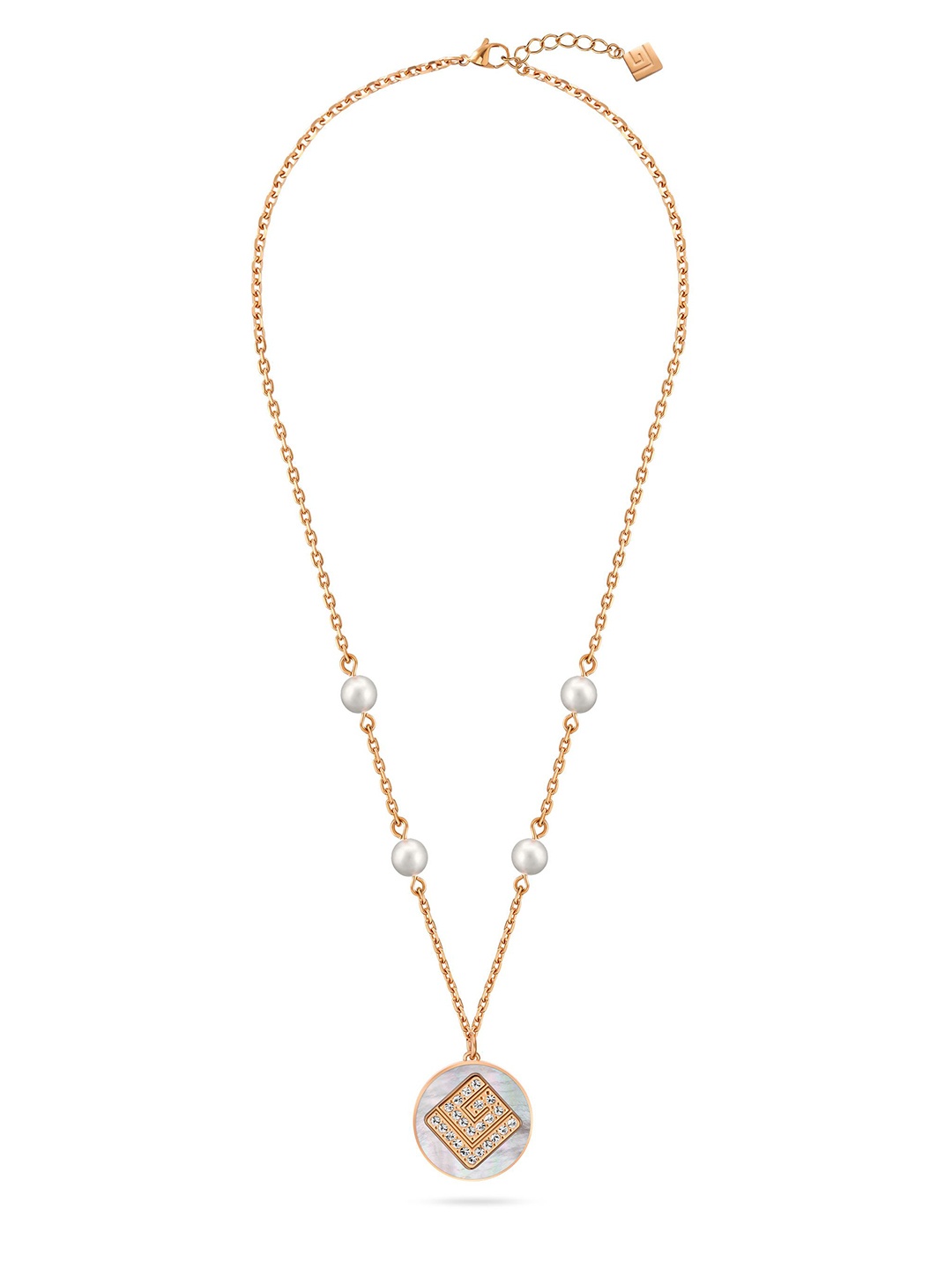 

Guy Laroche Gisele Rose Gold-Plated Stainless Steel Necklace