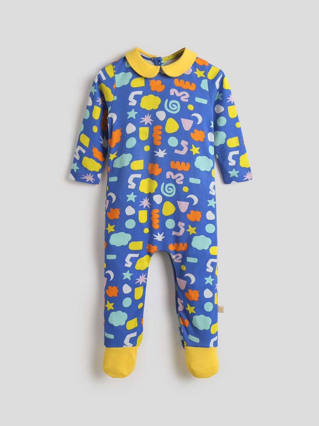 

Somersault Girls Printed Sleepsuit, Blue