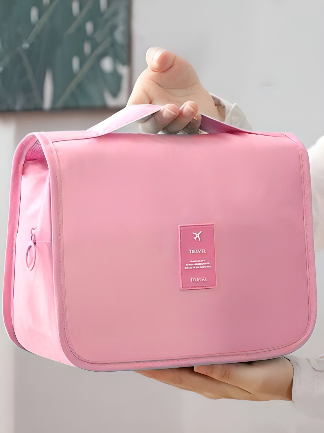 

Aura Rectangular Makeup Pouch, Pink
