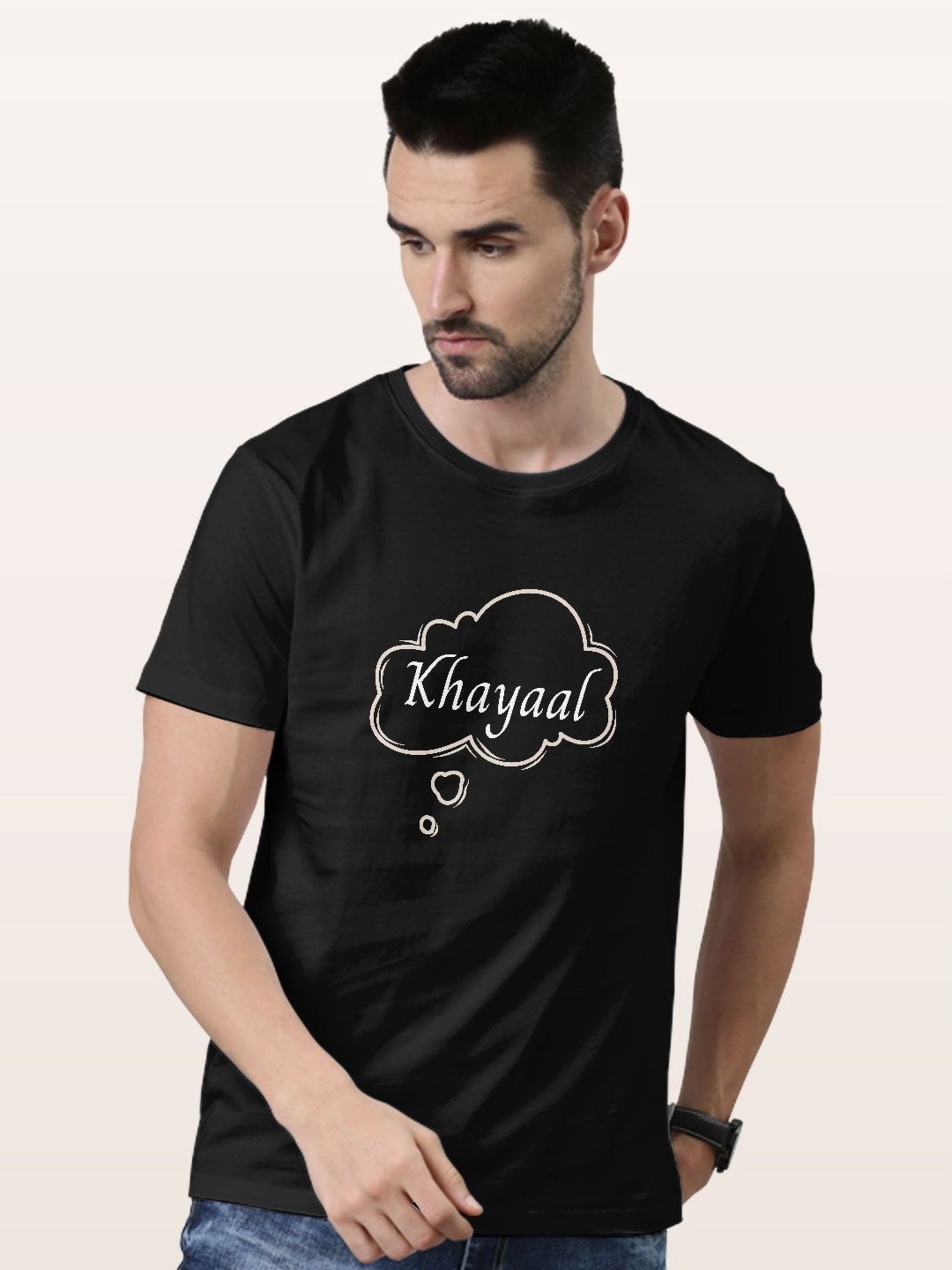 

macmerise Men Typography Printed T-shirt, Black