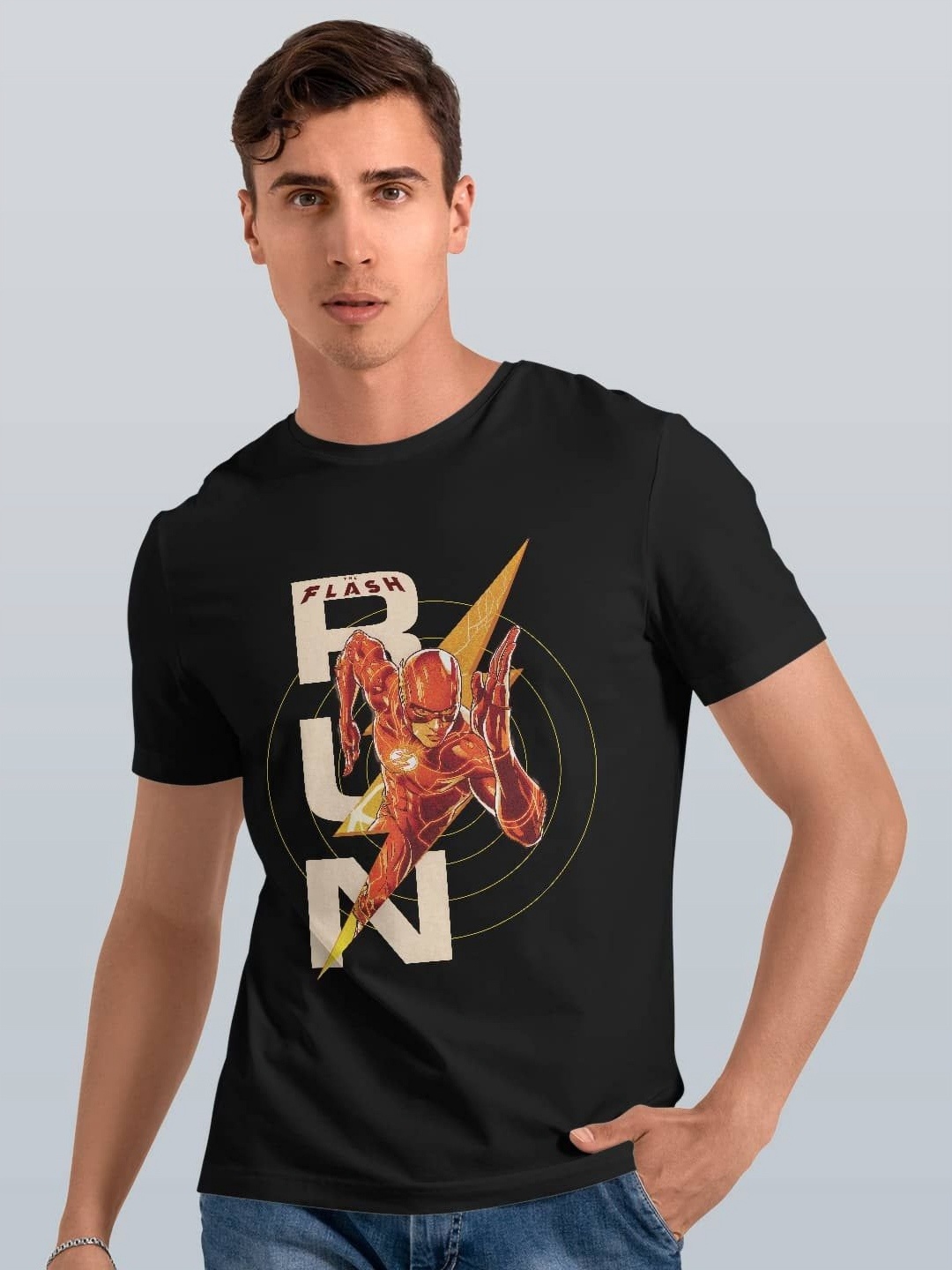 

macmerise Men Printed Pockets T-shirt, Black