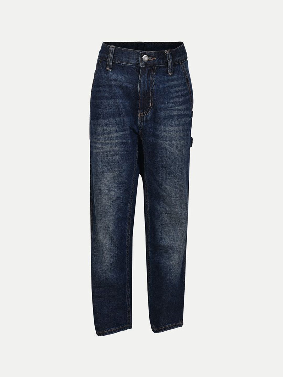 

BAESD Boys Mid-Rise Light Fade Denim Jeans, Blue