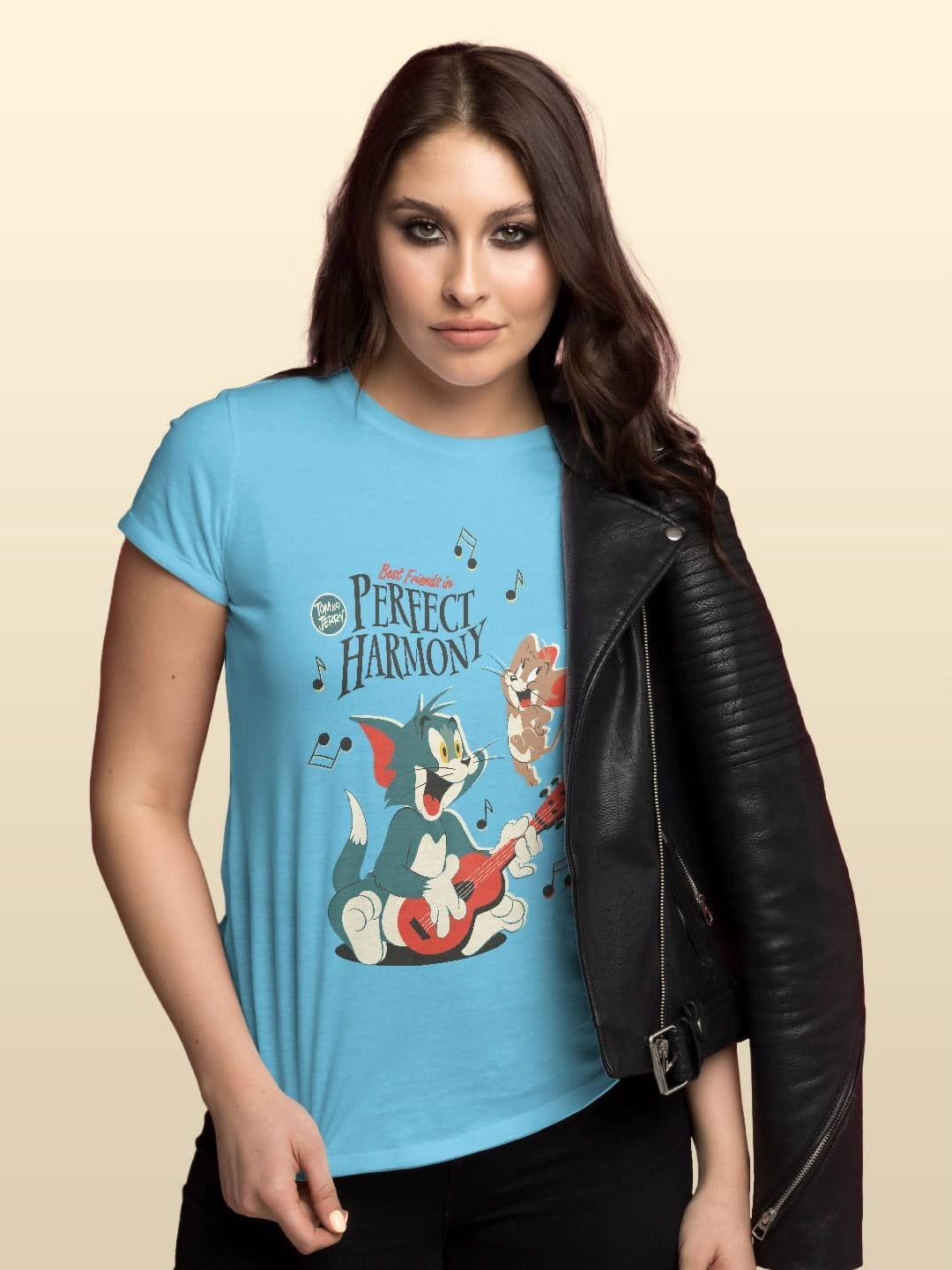 

macmerise Women Printed T-shirt, Blue