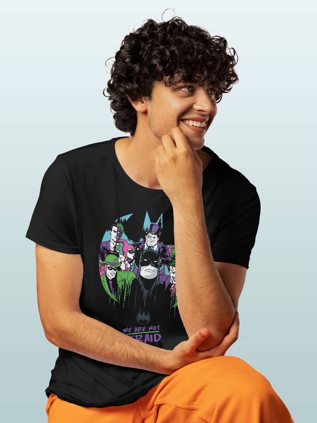 

macmerise Men Printed T-shirt, Black