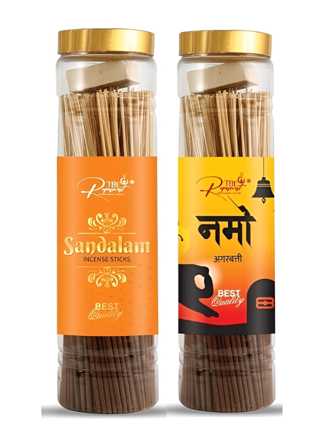 

THE RUPAWAT Perfumery House Brown 2 Pieces Wooden Incense Sticks 200 gm Each