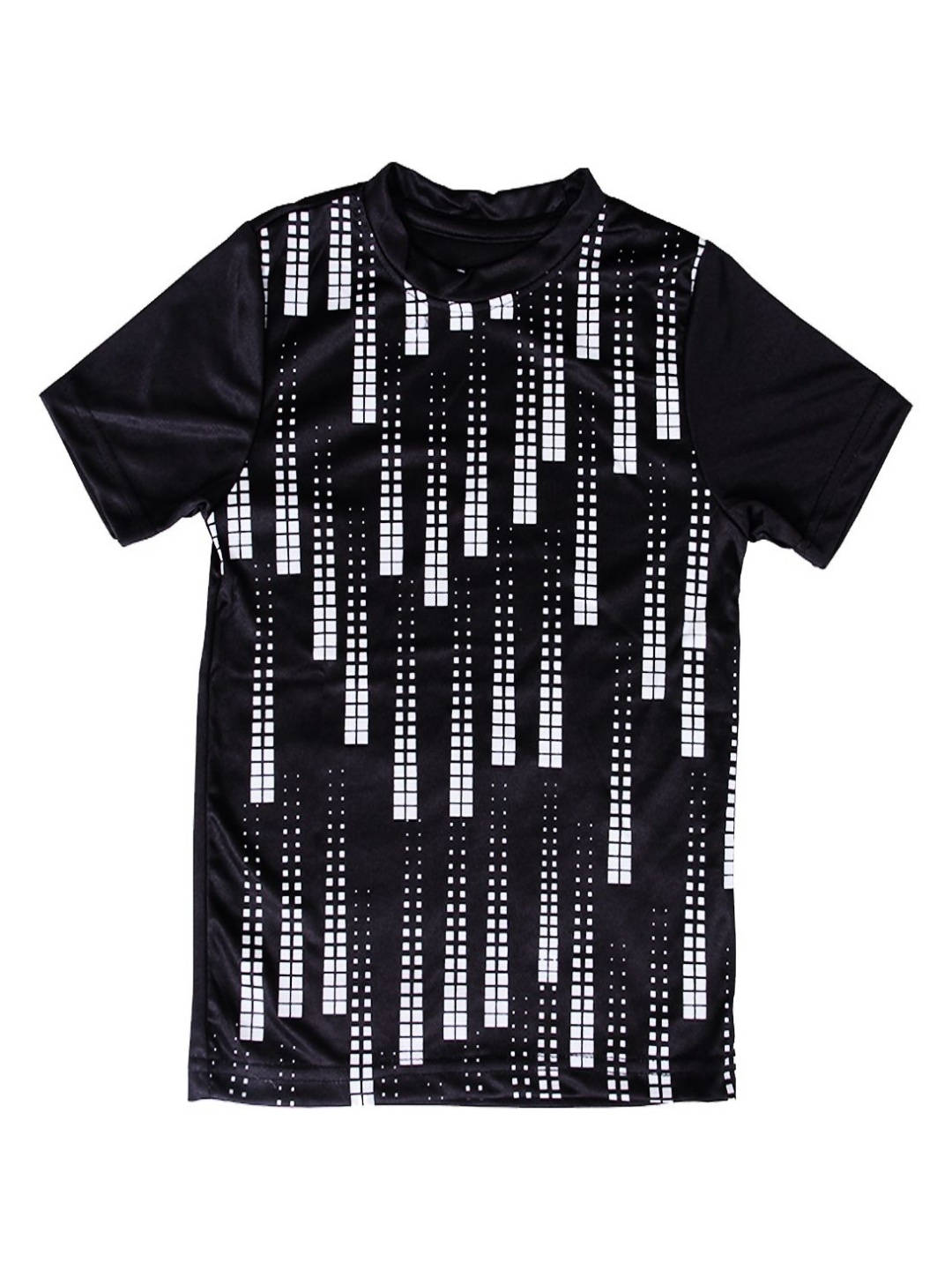 

KINSEY Boys Striped Pockets T-shirt, Black