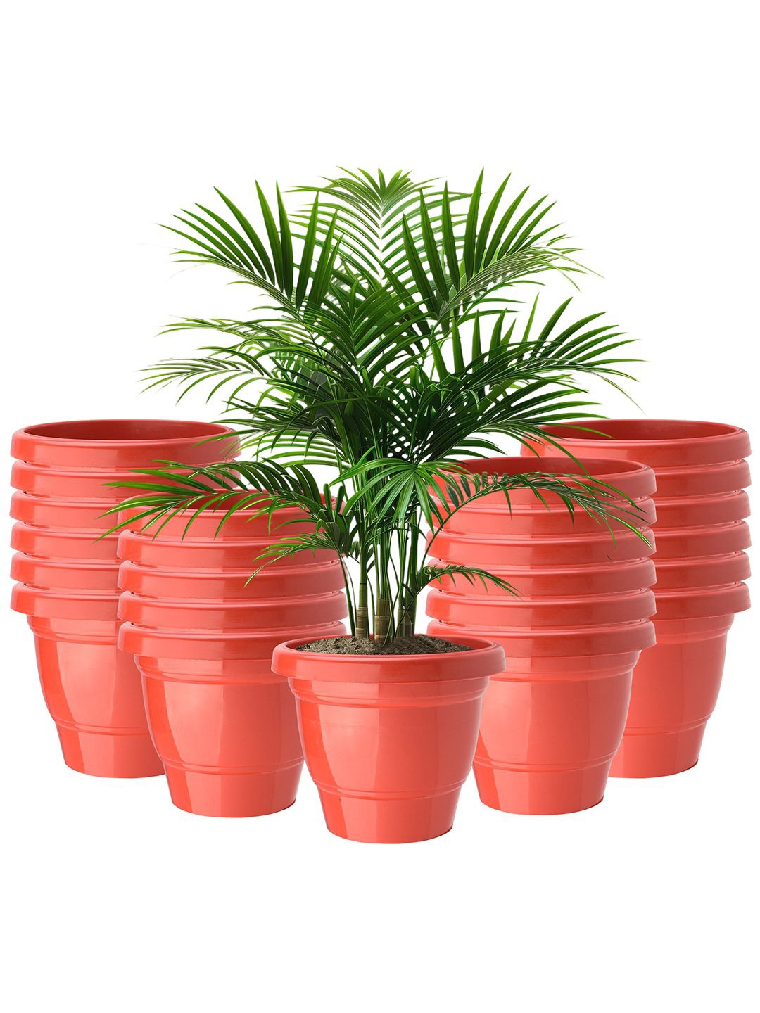 

Kuber Industries Red 24 Pieces 2-Layer Planters