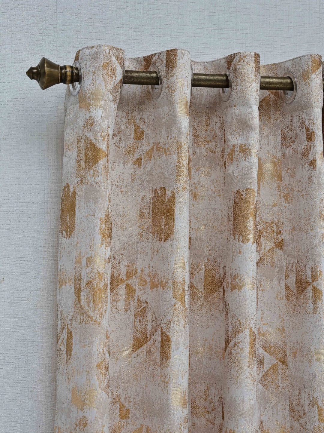 

Ariana Beige Abstract Printed Long Door Curtain