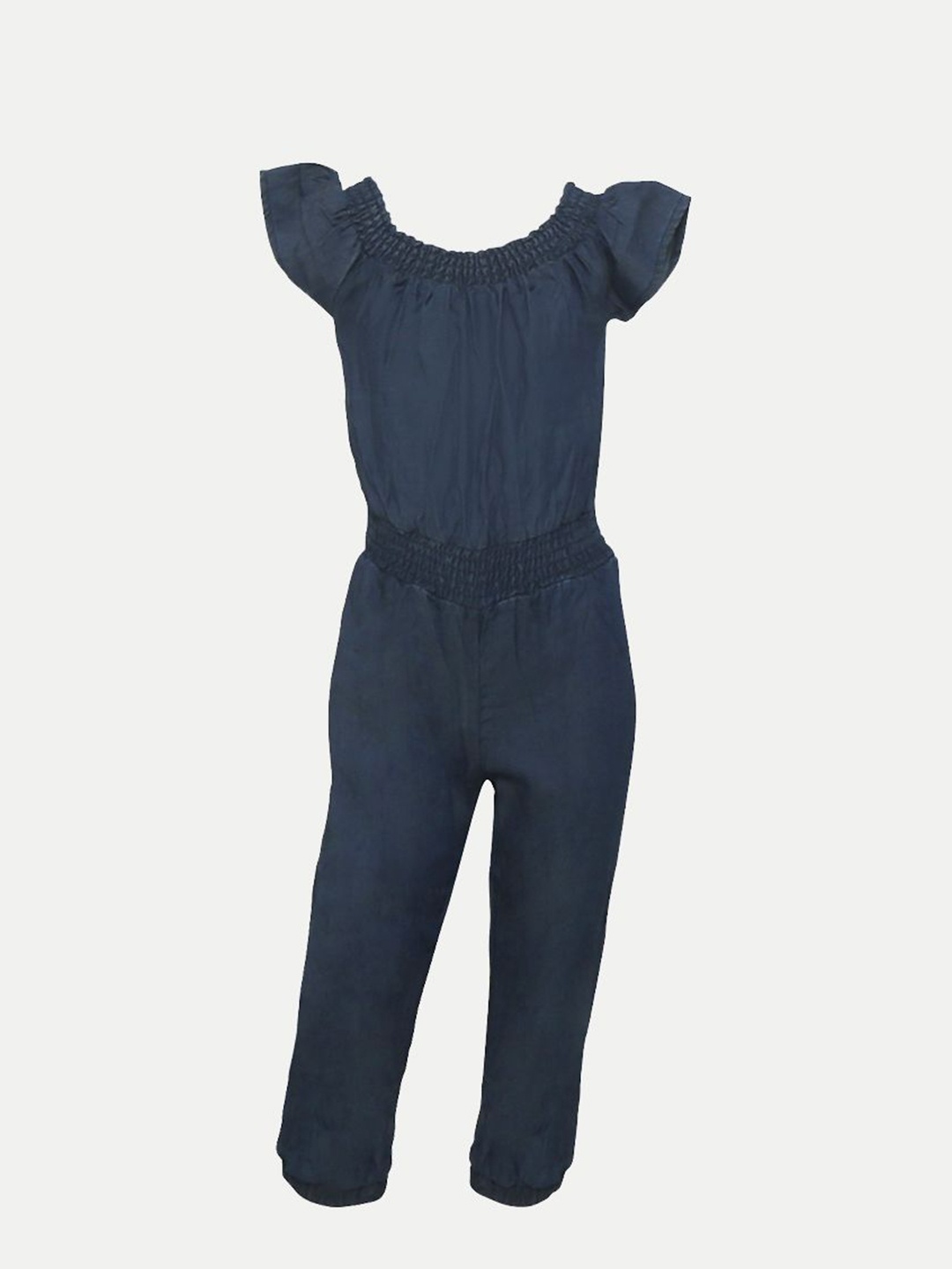 

BAESD Girls Washed Basic Jumpsuit, Blue