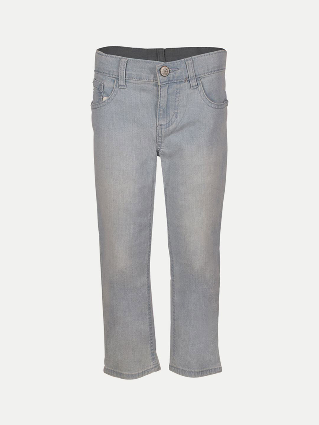 

BAESD Girls Jean Mid Rise Light Fade Jeans, Grey