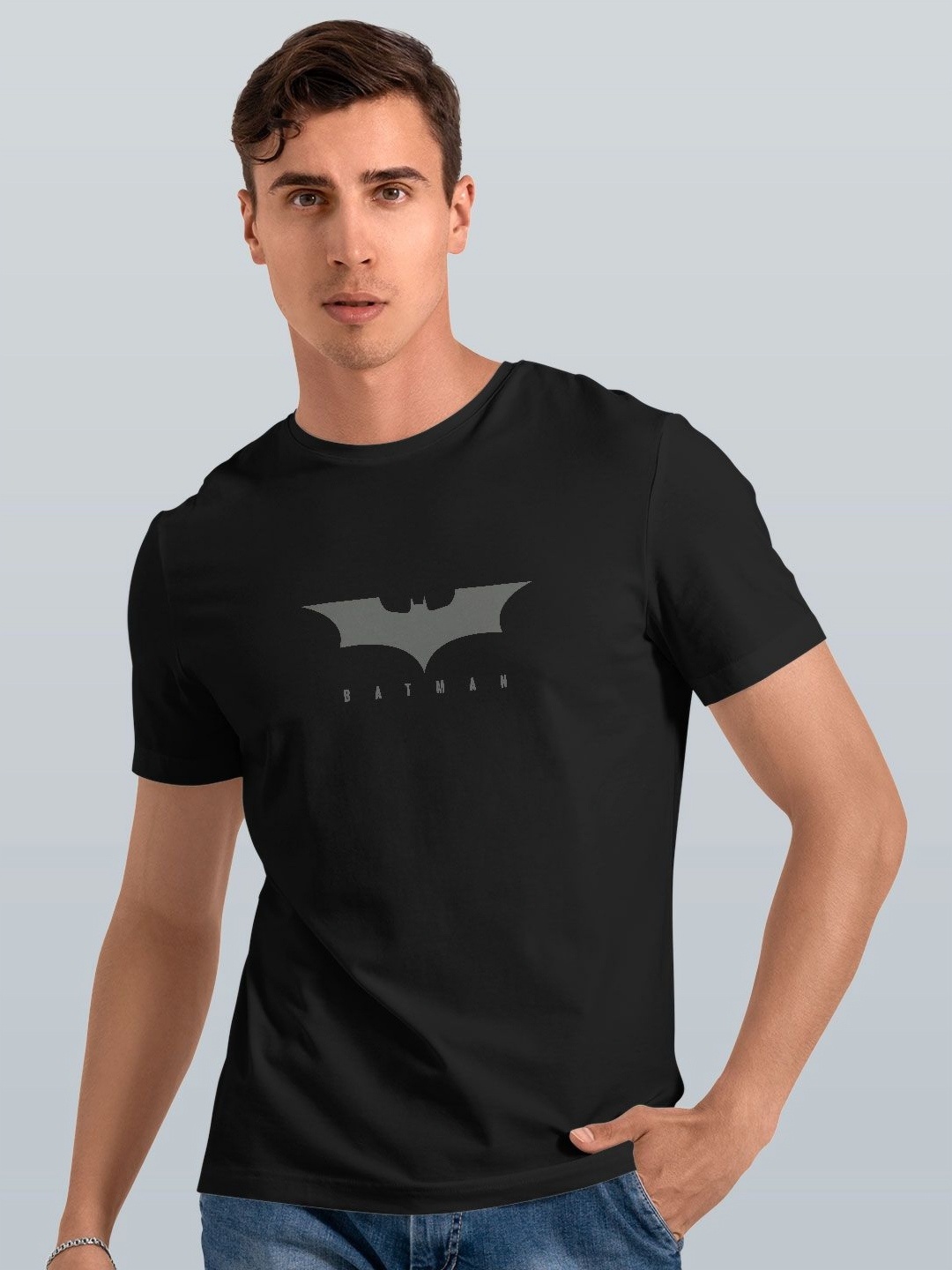 

macmerise Men Typography Printed Pockets T-shirt, Black