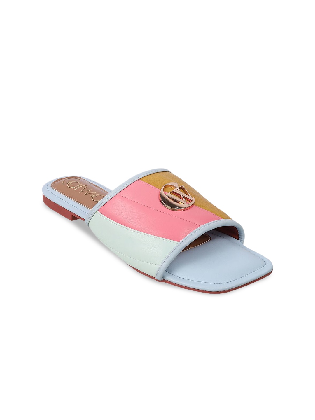 

Catwalk Women Colourblocked Open Toe Flats, Pink