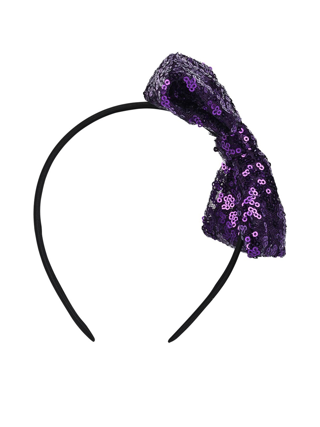 

Aye Candy Girls Embellished Bow Hairband, Purple