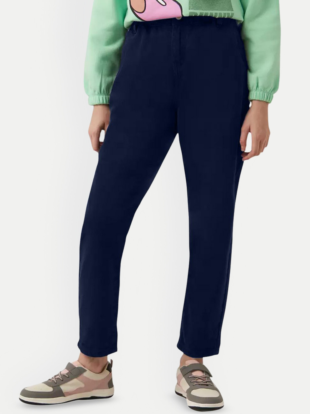 

BAESD Girls Slim Fit Mid-Rise Jeans, Navy blue