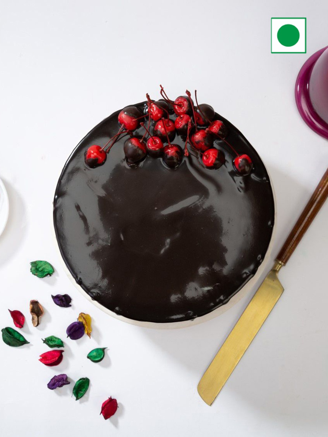 

IGP Chocolate Flavor Round Cake- 2kg, Brown