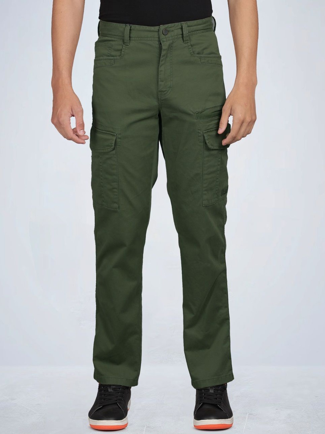 

t-base Men Mid-Rise Cargos, Grey