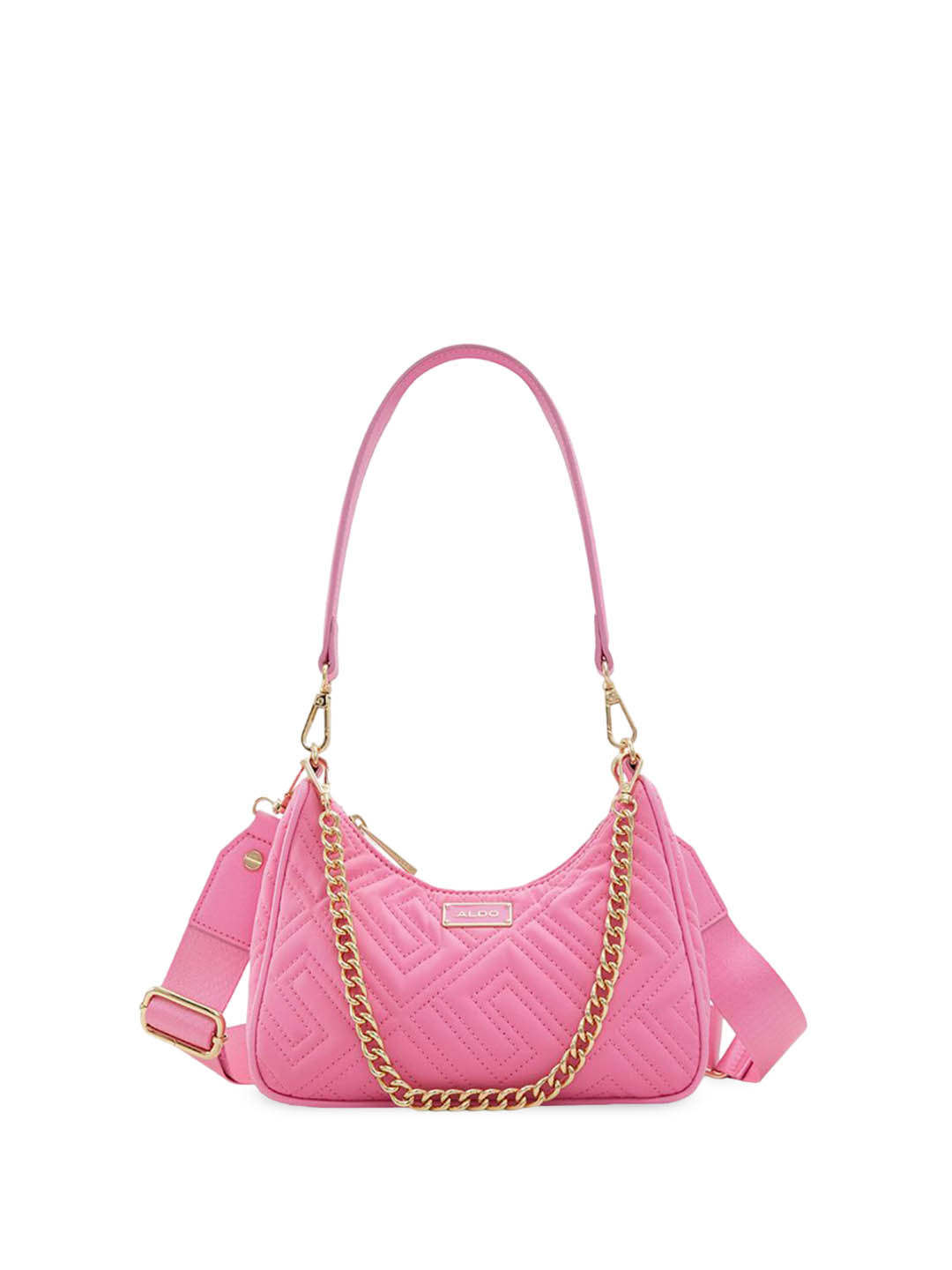 

ALDO Bucket Shoulder Bag with Tasselled, Pink