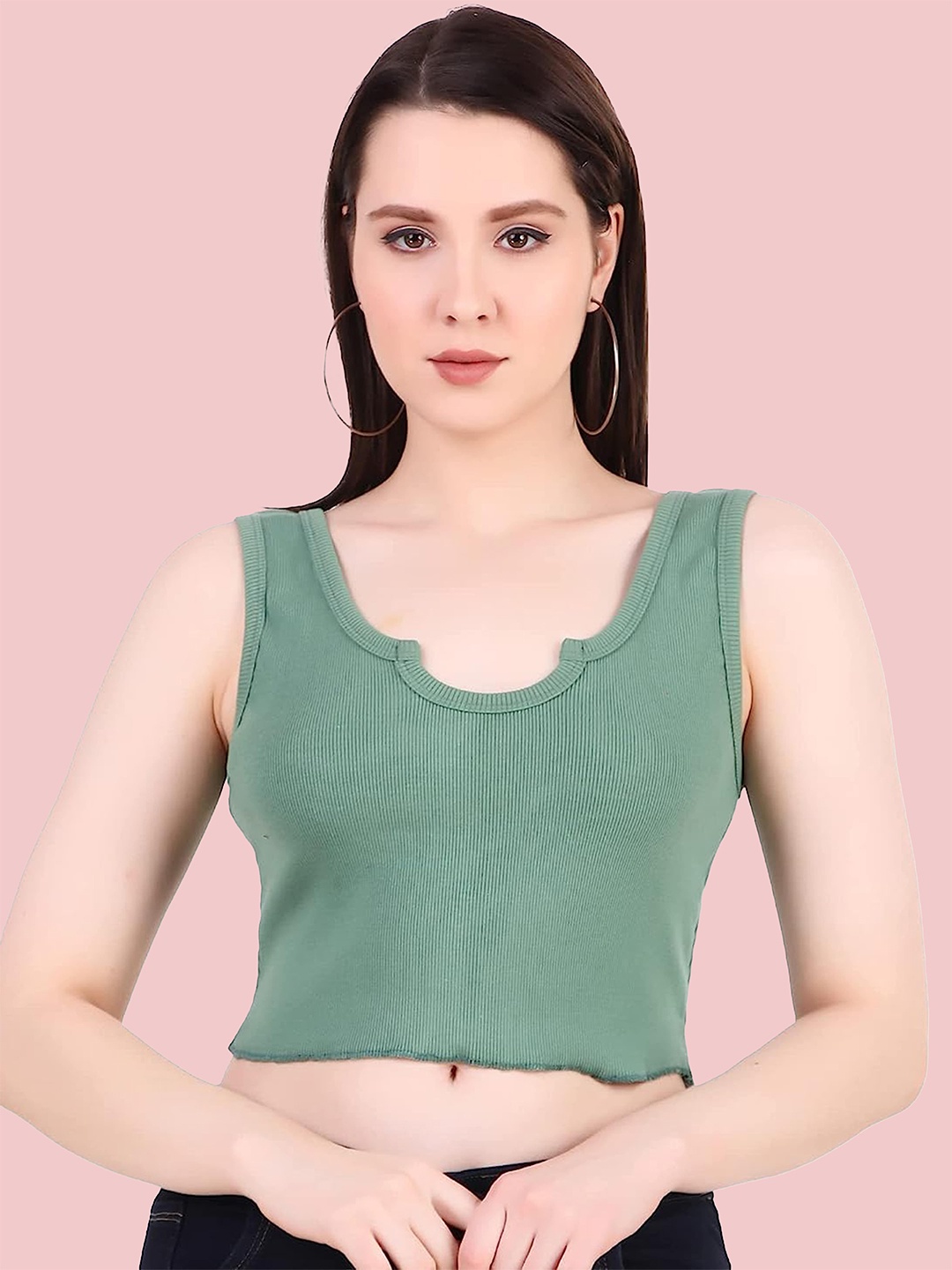 

BAESD Crop Top, Green