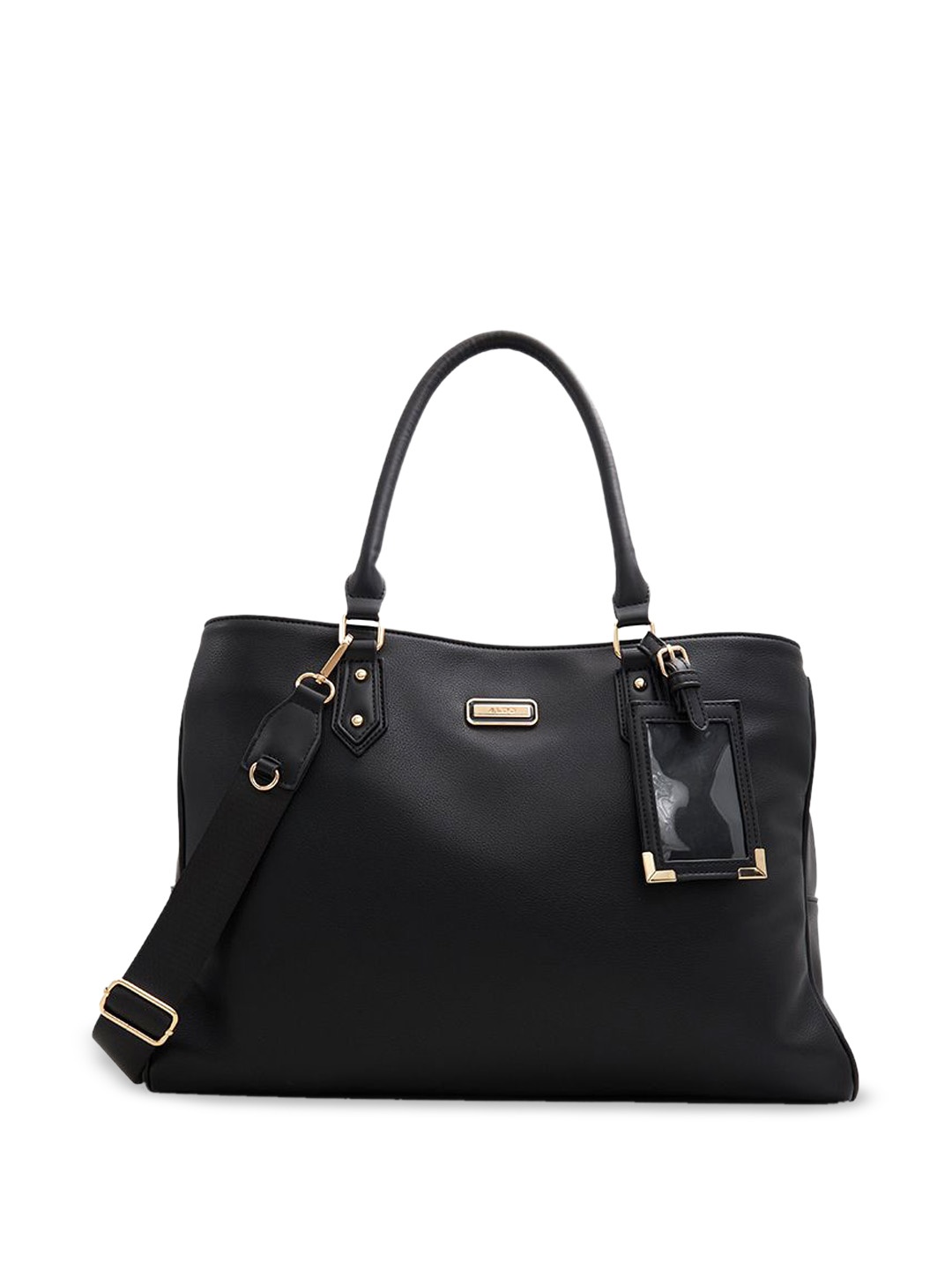 

ALDO Bucket Shoulder Bag with Tasselled, Black